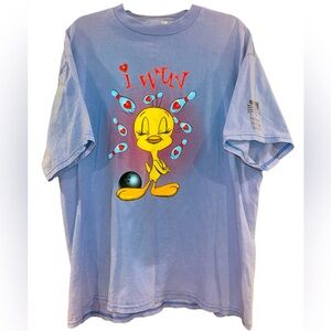 Rare 90’s  promo, Tweety, Looney Tunes T-shirt for National bowling stadium Reno